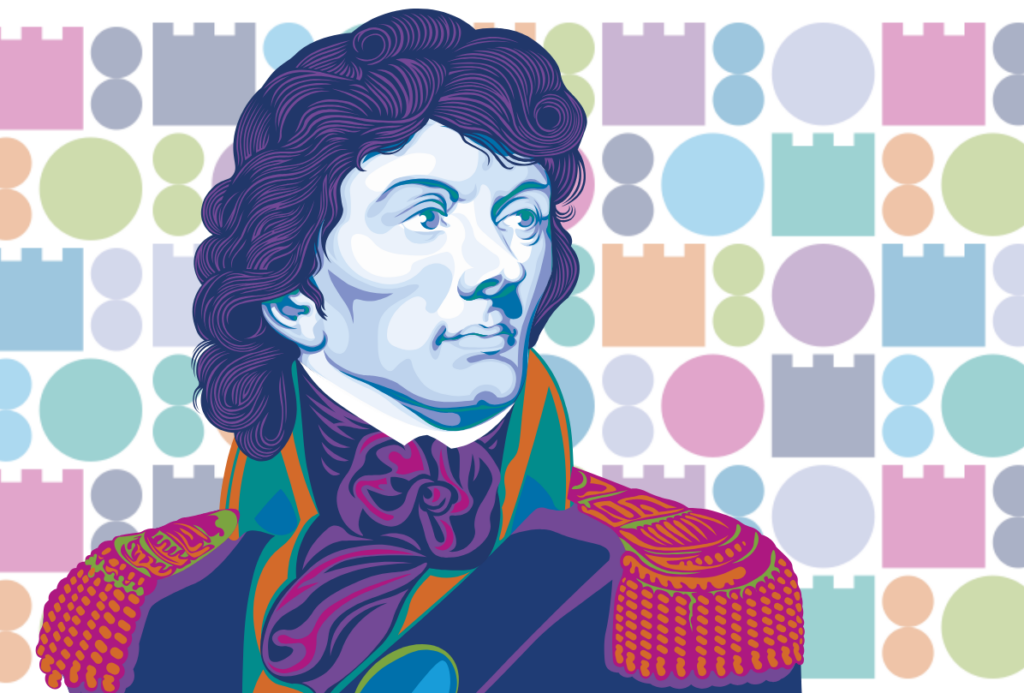 Kolorowy wizerunek Kościuszki